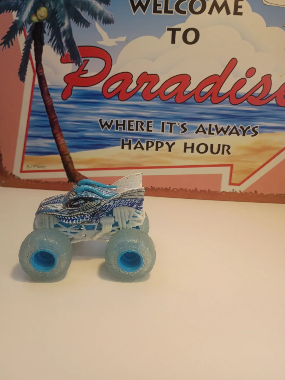 Spin Master Monster Jam Ice Dragon 1/64 Scale Loose